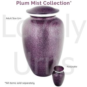 Urna para Cenizas Plum Mist, Urna Funeraria de Metal Morado para Adultos, Urna Conmemorativa - Product Image 4