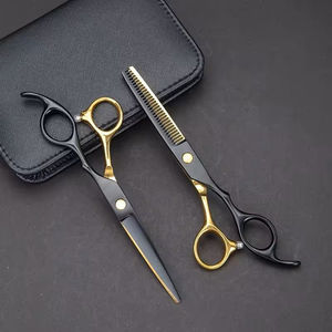 Ciseaux de barbier professionnels en acier inoxydable VG10 à coupe fine, 32 dents, pour droitiers, manche léger moyen, prix de gros pour la coupe de cheveux - Product Image 6