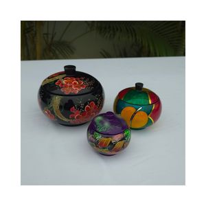 Boîte petite en laque artisanale, écologique, légère et durable, motif personnalisé, pour la décoration intérieure et les souvenirs - Product Image 4