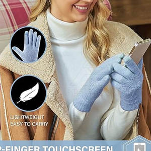 Gants d'hiver 2026, nouveau design, en acrylique/coton, tissu respirant, pour hommes et femmes - Product Image 6