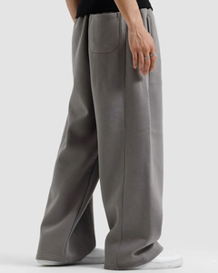 Pantalon de survêtement homme surdimensionné, coupe ample, coupe large, personnalisé, délavé à l'acide, 380 g/m², uni - Product Image 3