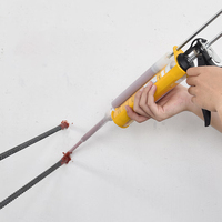 Colle d'ancrage époxy à séchage rapide MOROPUS de haute qualité pour la pose de barres d'armature, adhésif bicomposant pour la construction, utilisation pour le renforcement du béton