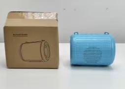Portable for Speaker with RGB LED Light Plastic Design Voice Control for Party & Outdoor Use in Black Red Blue - Product Image 2