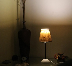 Pantalla de Lámpara Decorativa de Lujo 100% Fibra Natural de Cáñamo con Pétalos de Hierba y Flores que Emiten una Luz Espectacular - Product Image 3