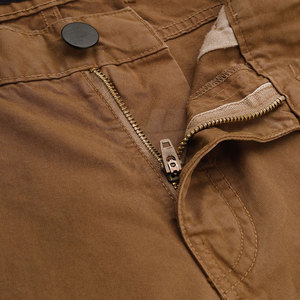 Pantalon cargo décontracté léger et droit pour homme, taille mi-haute, avec poches latérales – Prix de gros personnalisé - Product Image 5