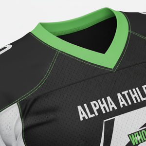 Jersey de Fútbol Americano Personalizado de la Serie Elite Rams, Malla Pesada de Spandex/Algodón, Antibacteriano, Uniformes con Costuras de Precisión - Product Image 3