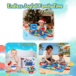 22 Pièces de Jeux de Pêche en Tissu pour Panier de Pâques, Jouets pour Tout-Petits avec Gobelets Empilables - Apprentissage du Comptage des Nombres et du Tri des Couleurs - Product Image 6