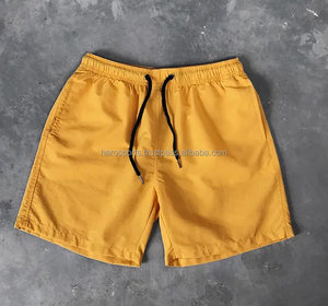 18 Colors Solid Plain <b>Men</b> Swim <b>Trunks</b> Quick Dry Breathable High Waist Polyester/Cotton Outdoor Beach Board Shorts Swimwear - Product Image 4