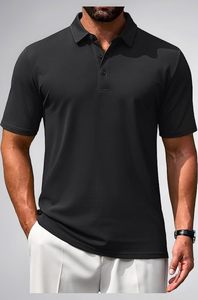 T-shirt respirant en coton tricoté 100 %, à séchage rapide, manches courtes, anti-humidité, pour le sport, le golf, avec logo personnalisé - Product Image 5