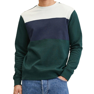 เสื้อสเวตเชิ้ตคอกลมแบบสามสีสำหรับผู้ชาย—เหมาะสำหรับการสวมใส่เป็นเลเยอร์ในชีวิตประจำวันและสไตล์ลำลองหลังออกงาน เสื้อสเวตเชิ้ตคุณภาพสูง - Product Image 1
