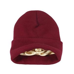 Bonnet en tricot côtelé unisexe entièrement personnalisé, bonnet épais à revers pour l'hiver, bonnets décontractés de couleur unie - Product Image 3