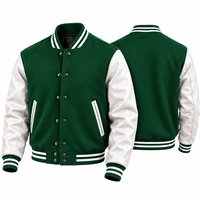 Blouson Bomber Unisexe en Laine 100% avec Doublure Matelassée, Patchs Chenille Personnalisés, Style Universitaire, Séchage Rapide et Respirant