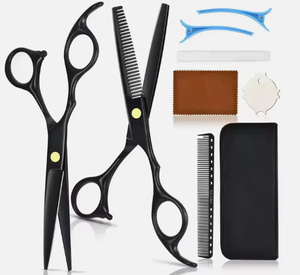 Hair Cutting Scissors Kits Stainless Steel Hairdressing <b>Shears</b> Set Professional Thinning Scissors For Barber Scissor Kit - Product Image 3