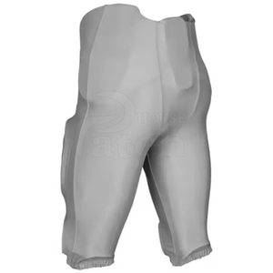 Black Padded Football Pants Belt Closure <b>Athletic</b> Sportswear Breathable Adult Football Practice Gear Mens Performance Wear - Product Image 5