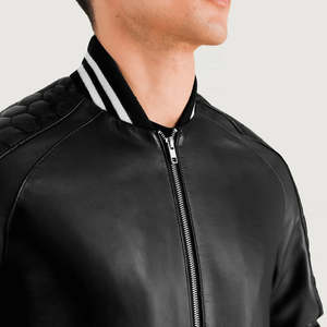 Furat Leathers Custom Green <b>Suede</b> <b>Men's</b> Winter Breathable Windproof Casual Varsity <b>Jacket</b> Stand Collar Zipper Closure - Product Image 3