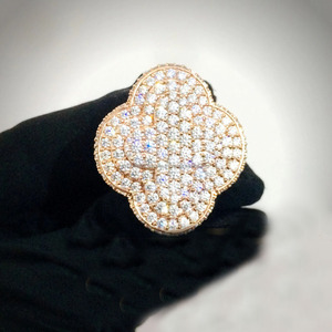 925 Sterling <b>Silver</b> Brilliant Cut Hip Hop Style Engagement Wedding <b>Ring</b> for <b>Men</b> Women Unisex Rhodium Plated Anniversary Gifts - Product Image 1