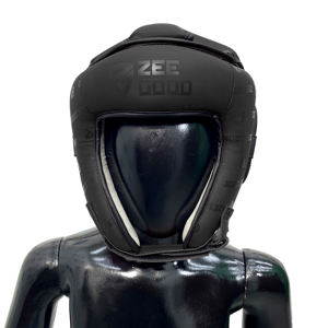 Protège-tête de boxe intégral en cuir, portable, respirant, réglable, personnalisable pour l'entraînement MMA, vente en gros 2026 - Product Image 1