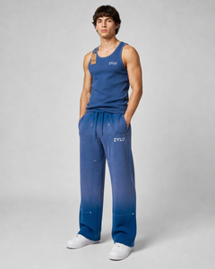 New Best Custom Screen Printed Logo Casual Canvas Men's Sweatpants 100% Cotton Breathable Eco-Friendly Acid Washed OEM - Product Image 2