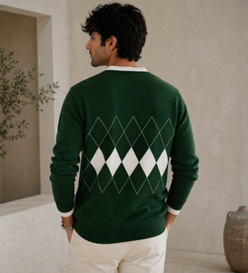 Men Textured Knit <b>Cardigan</b> <b>Sweater</b> Cotton Blend Button Front Casual Winter Wear Comfortable Warm Layering Outfit Soft Fabric - Product Image 2