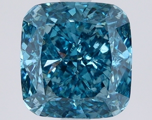2.04ct <b>Cushion</b> Cut Lab Grown Diamond Fancy Vivid Blue VS2 IGI Certified CVD Loose Diamond Wholesale for Jewelry Making - Product Image 1