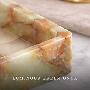 Bandeja de Baño Moderna y Económica de Mármol para Jabón, Botellas de Loción, Toallas y Organización Elegante del Baño por AALIYAN IMPEX - Product Image 3
