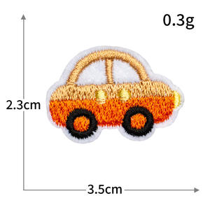 Patch brodé personnalisé en gros avec logo, badge auto-agrippant Velcro, patch 3D gonflé thermocollant pour vêtements - Product Image 1