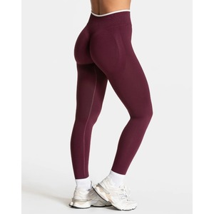 High Waist Seamless Full Length Printed Yoga <b>Leggings</b> Spandex Nylon Four-Way Stretch Breathable Quick Dry Elastic Waist <b>Pockets</b> - Product Image 6