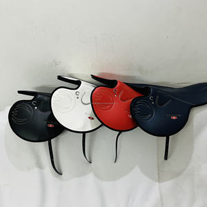 Sillín de Ejercicio Sintético con Estructura de Plástico Ligero, Sillín de Ejercicio para Caballos con Material Sintético y Estructura de Plástico Resistente - Product Image 1