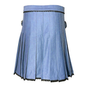 Kilt Tradicional Escocés para Mujer, Cintura Ajustable, Corte a Medida, Personalizable, Tela Tartán de Calidad, Marca SKILLED SPORTS - Product Image 3