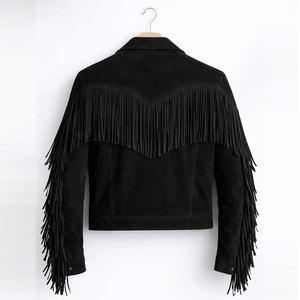 Luxury Style Top Quality Men's Cowboy <b>Suede</b> <b>Jacket</b> Cheap Price Great Personality Windproof Men's <b>Suede</b> Leather <b>Jacket</b> - Product Image 3