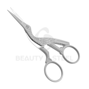 Cortacutículas de Acero Inoxidable Duradero con Acabado Clínico Arenado y Diseño Único de Agarre en Forma de Grulla - Product Image 1