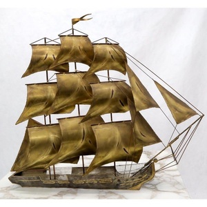 Ornement nautique en laiton sur le thème de la marine pour la décoration intérieure d'inspiration océanique, les présentoirs côtiers et les vitrines de collection - Product Image 4