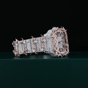 Nuevo Reloj Mecánico Automático de Lujo Clásico Hip Hop con Diamantes Moissanite VVS de Alta Calidad para Hombre, Caja de Cerámica y Acero Inoxidable - Product Image 2