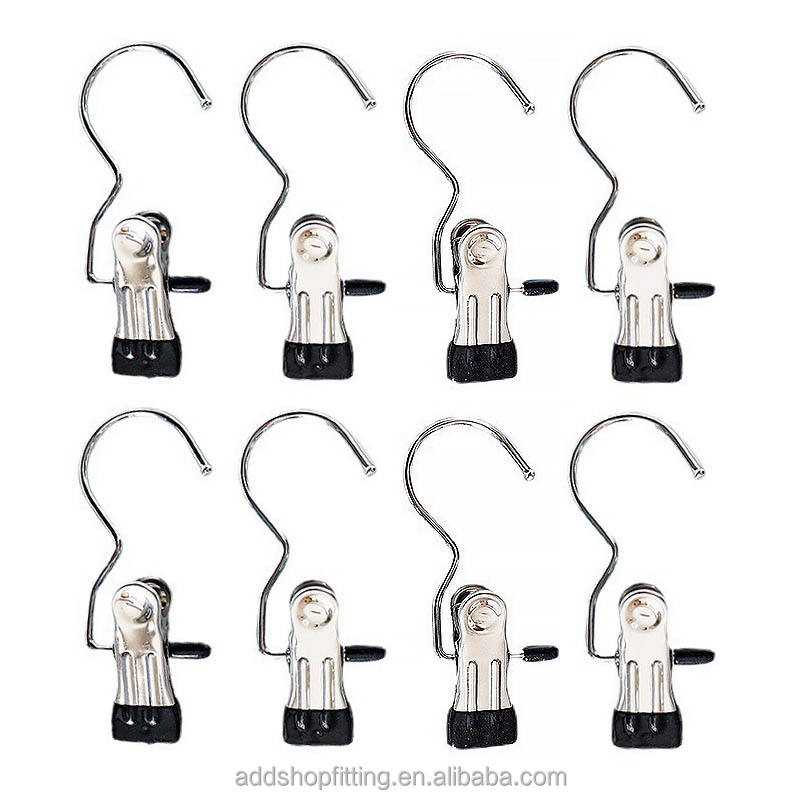 Black clip hook hanger