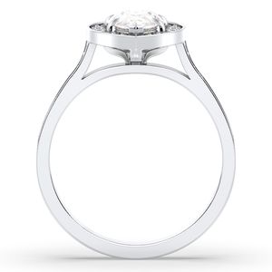 Anillos de Compromiso REYES, Diseño Clásico Más Vendido, Corte Pera, 1 Quilate de Moissanita en Plata de Ley 925, Joyería Fina al por Mayor - Product Image 3