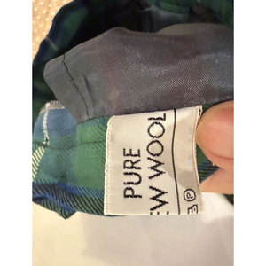 กระโปรงผ้าขนสัตว์ลายสก็อตสีเขียวและสีน้ำเงินสำหรับผู้หญิงชาวสก็อต กระโปรงไฮแลนด์แบบดั้งเดิมลายดักลาสโบราณ ปี 2026 - Product Image 5