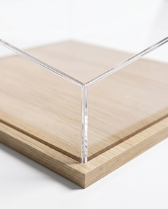 Boîte de présentation en acrylique transparent poli sur mesure pour comptoir, étagère en plastique, rangement et protection anti-poussière - Product Image 2
