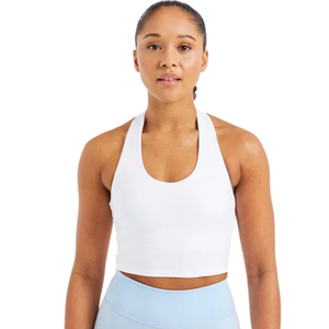 Haut court dos nu pour femme, respirant, extensible, sans manches, confortable, pour le sport, la gym, le fitness, les entraînements, vêtements de sport, vente en gros personnalisée - Product Image 3