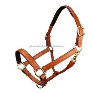 Logo personnalisé fait à la main durable triple cousu dos de cheval en cuir rembourré avec quincaillerie réglable en nickel ou en laiton - Product Image 3