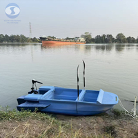 Bateau de pêche en plastique HDPE en promotion / Petit bateau de pêche pour lac et rivière