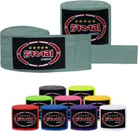 Bandages de boxe FARABI de qualité supérieure, en polyester écologique, élastiques, équipement de protection pour adultes, unisexe, couleur unie, extensibles