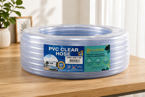 สายยางใส PVC ยี่ห้อ KARYON ขนาด 22 มม. x 30 ม. สายยางน้ำแบบยืดหยุ่นสำหรับรดน้ำสวน สายใส - Product Image 1