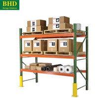 Étagères de rayonnage à récupération automatisée BHD en acier thermolaqué robuste, norme américaine, avec pieds soudés, résistantes à la corrosion