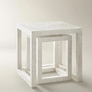 Mesa Auxiliar de Alta Calidad con Incrustaciones de Nácar, Mesa de Centro de Nácar Hecha a Mano, Muebles Decorativos de Nácar, Proveedor Mayorista de Fábrica para Exportación - Product Image 3