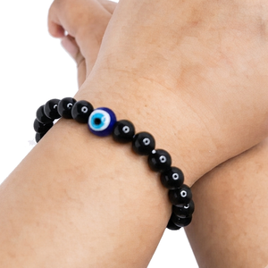 High Quality Black obsidian evil Crystal Bead Bracelet Romantic Gift Fashion Charm Jewelry for Men Women Energy Meditation - Product Image 3