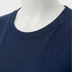 เสื้อยืดลำลองฤดูร้อนสำหรับผู้หญิง พิมพ์โลโก้ตามสั่ง ขายส่ง ผ้าฝ้ายผสมโพลีเอสเตอร์ พิมพ์ลายดิจิทัล ออกแบบสีตามสั่ง - Product Image 4