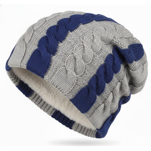 OEM Digital Printed Logo 100% <b>Wool</b> Knit Hat Casual Jacquard Hip Hop <b>Beanie</b> - Product Image 2
