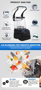 เครื่องทำน้ำแข็งปั่น HF-A6SPro (สีดำ) สำหรับร้านชานมไข่มุกและใช้ในครัวเรือน - Product Image 6