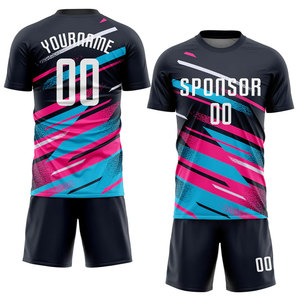 เสื้อฟุตบอลผู้ชายขายส่ง OEM ดีไซน์ล่าสุด กันยับ ระบายอากาศ แห้งเร็ว คุณภาพพรีเมียม กำลังเป็นที่นิยม ราคาประหยัด - Product Image 2