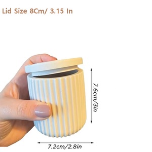 Portavelas de Concreto Único de Alta Demanda, Resistente al Calor, Ecológico, en Hermosos Colores para Navidad, Festivales, Ocasiones Especiales, Idea de Regalo - Product Image 5